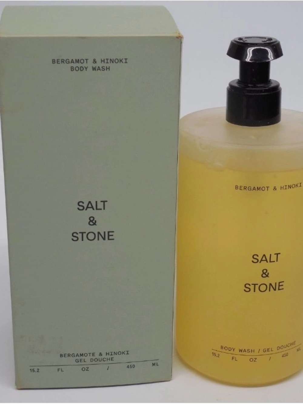 Bergamot & Hinoki Body Wash - New- Salt & Stone
